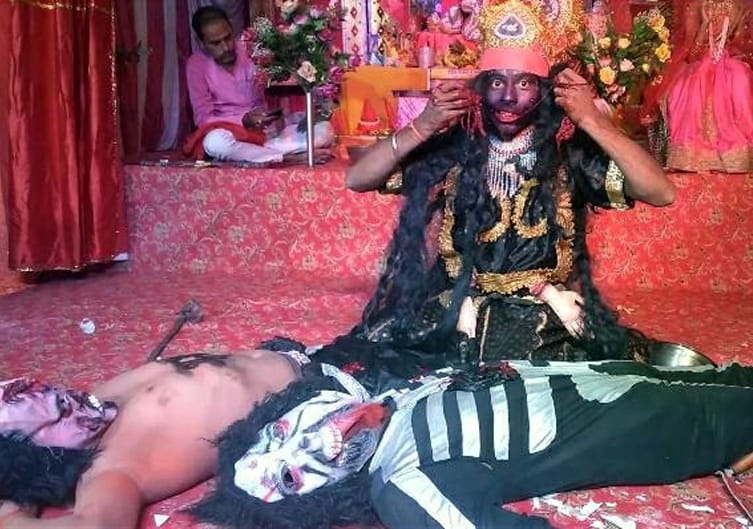 Pandal echoed with mother's cheering
