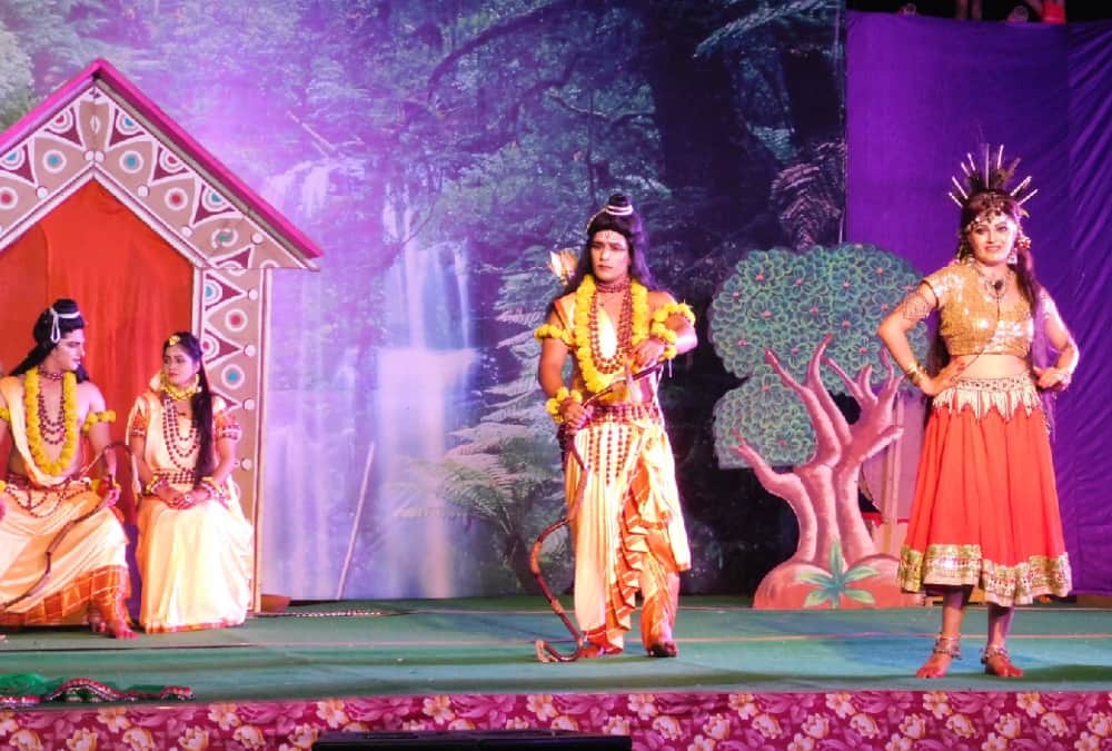 Shahbaz Khan is playing Ravan's role in virtual ramleela in Ayodhya.