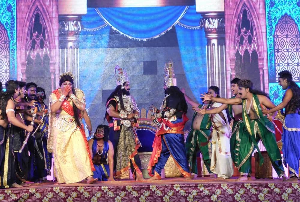 Pics of Ayodhya virtual Ramleela.