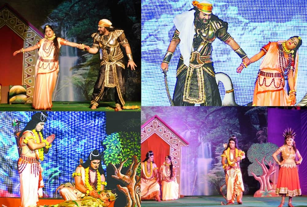 Shahbaz Khan is playing Ravan's role in virtual ramleela in Ayodhya.