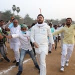 Tejashwi Yadav during Election campaign