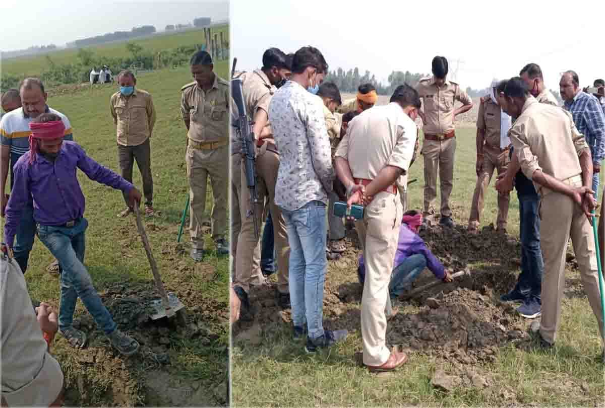 Lover murdered the woman and buried her dead body