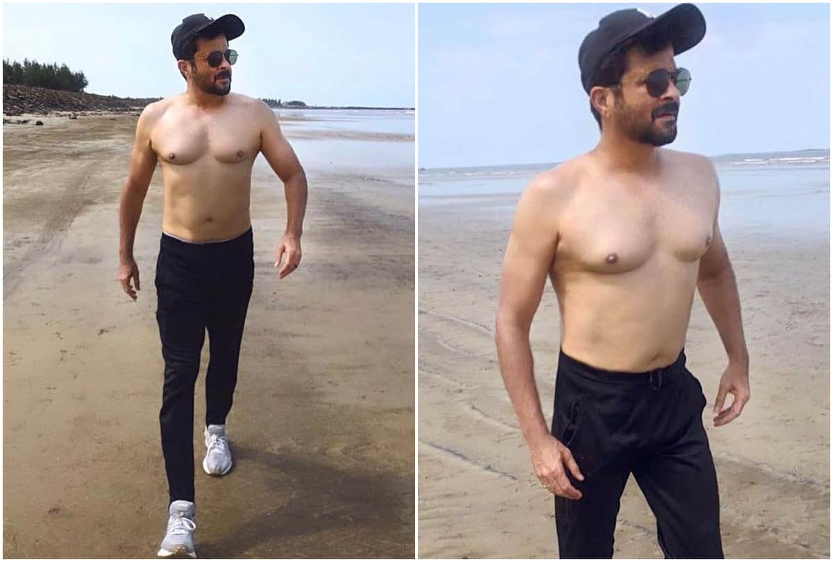 Anil Kapoor Share Shirtless Photos Of His New Transformation From Beach Hrithik Riteish Arjun Reacts