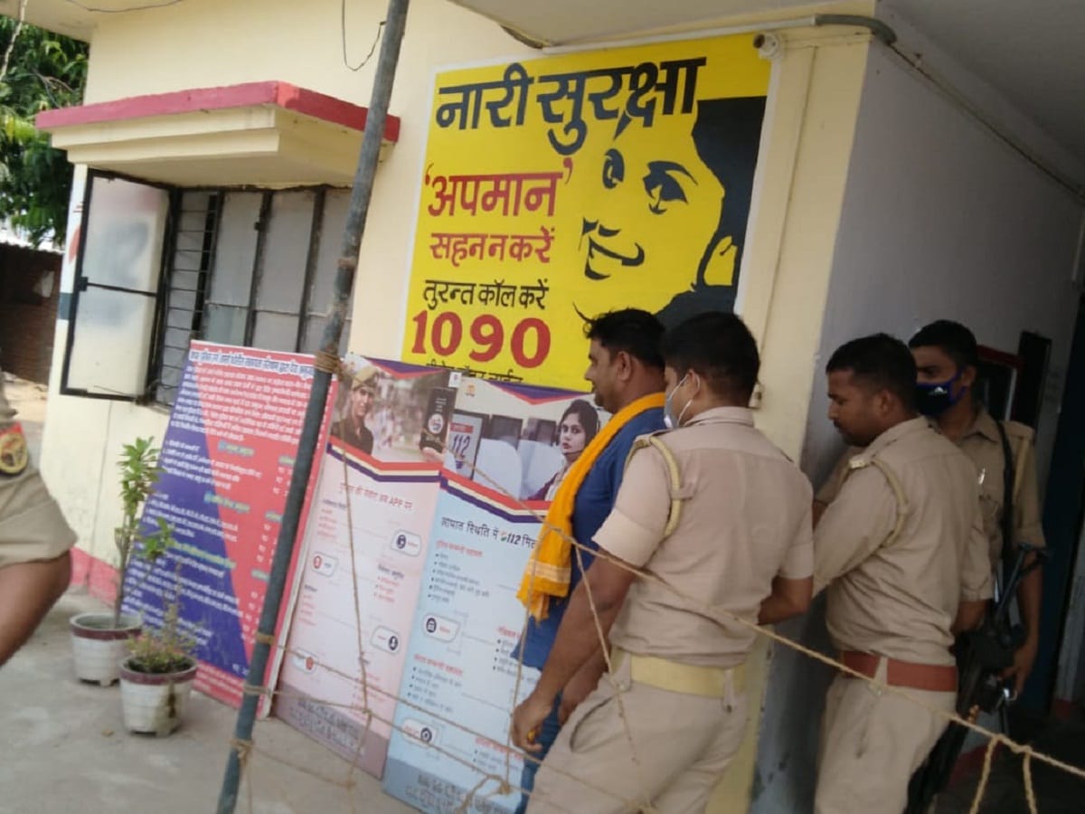 Ballia Firing case: Police brought Dhirendra to police station after being taken on remand then rushed home repentance continued on firing