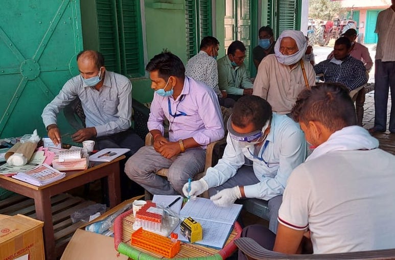 Girls investigated corona infection