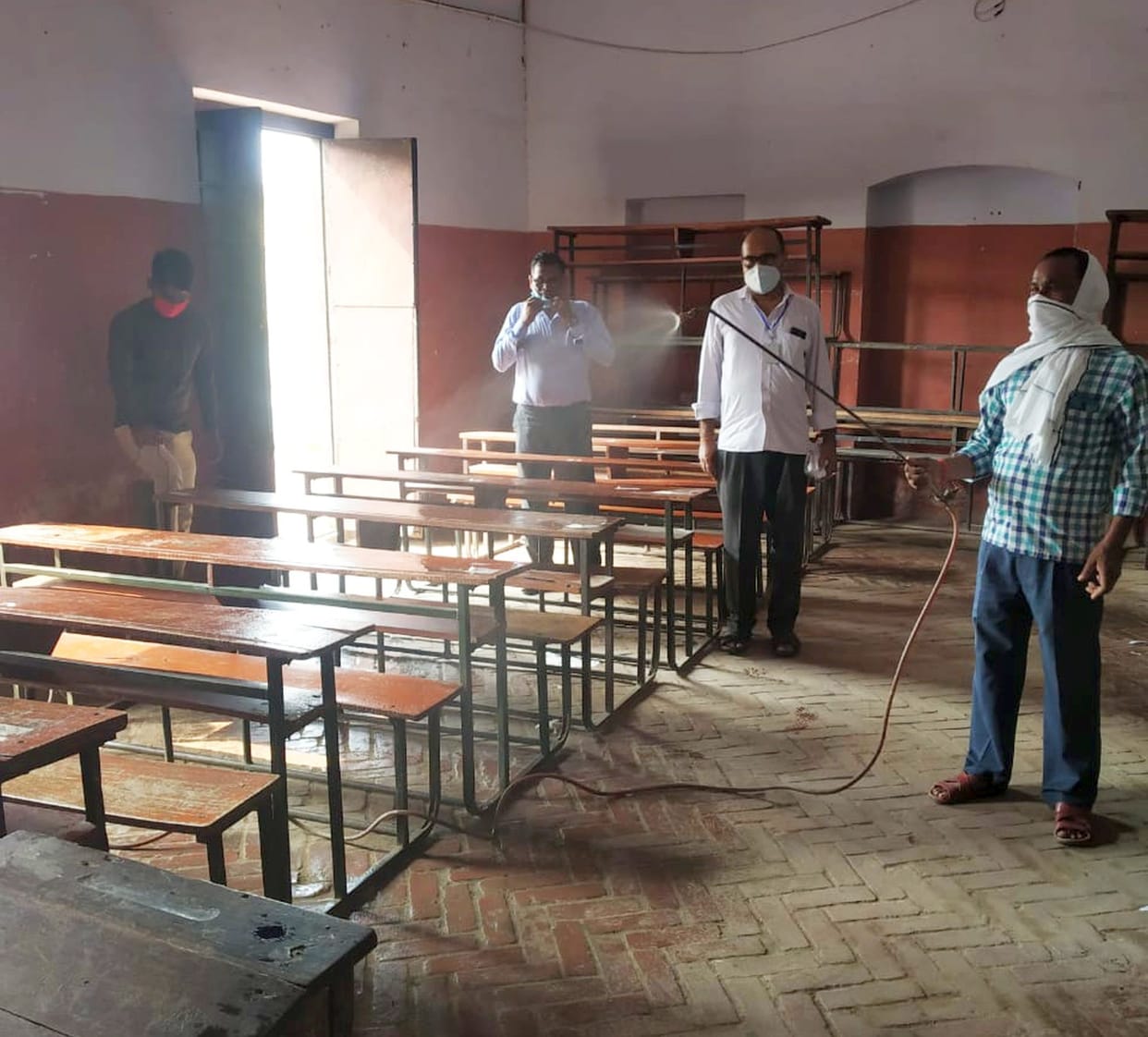 corona inter in school