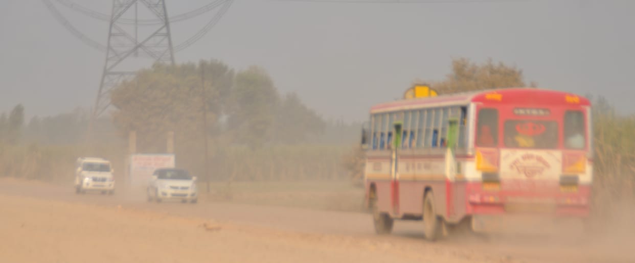 People flying sick due to dust flying