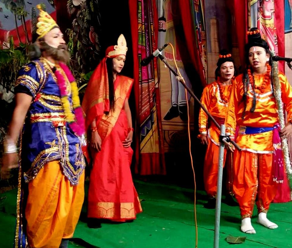 Leela of Ravana-Banasura dialogue staged