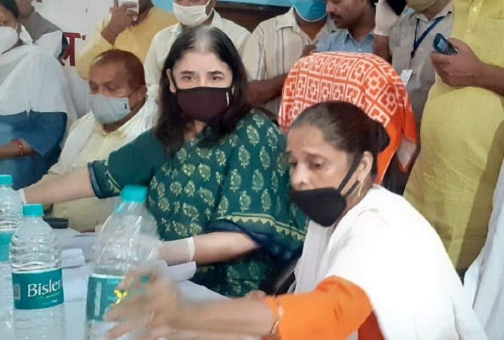 Menka Gandhi Sultanpur says agriculture bills will empower farmers.
