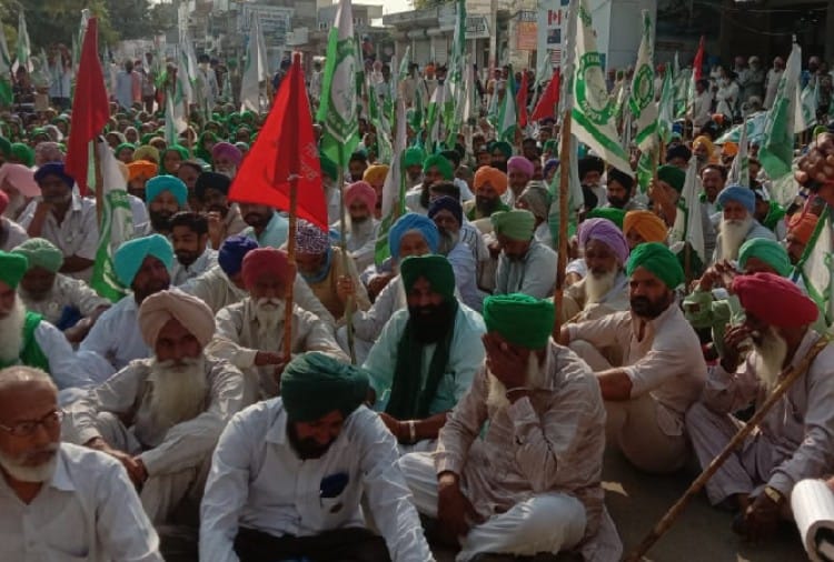 Jam in favor of farmers in Ludhiana, Protest of farmers continues