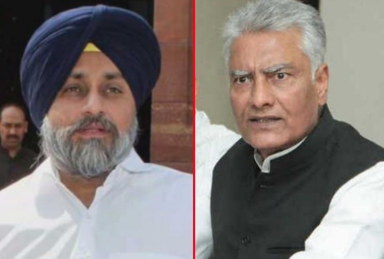 Punjab congress president Sunil Jakhar targets on Sukhbir Singh Badal and Aam Aadmi Party