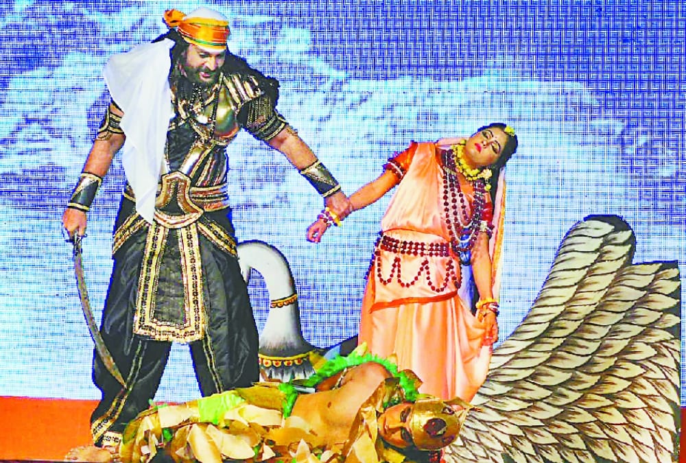 Pics of Ayodhya virtual Ramleela.
