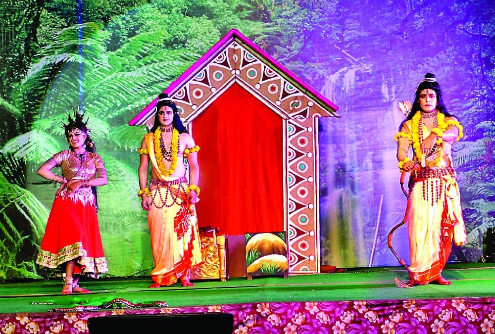 Pics of Ayodhya virtual Ramleela.