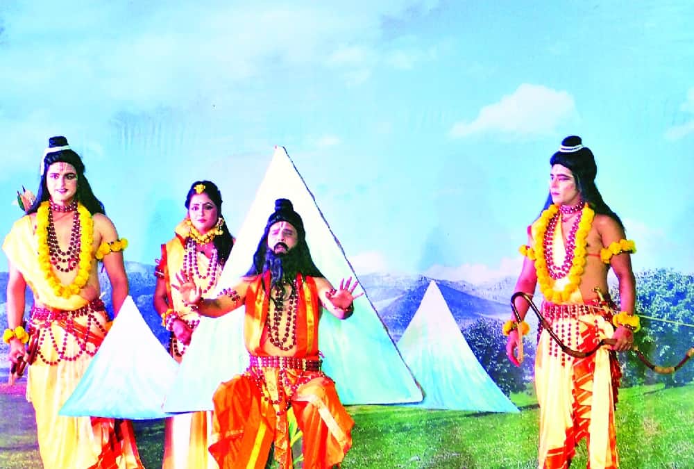 Pics of Ayodhya virtual Ramleela.
