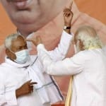 PM Modi and Nitish Kumar (file photo)