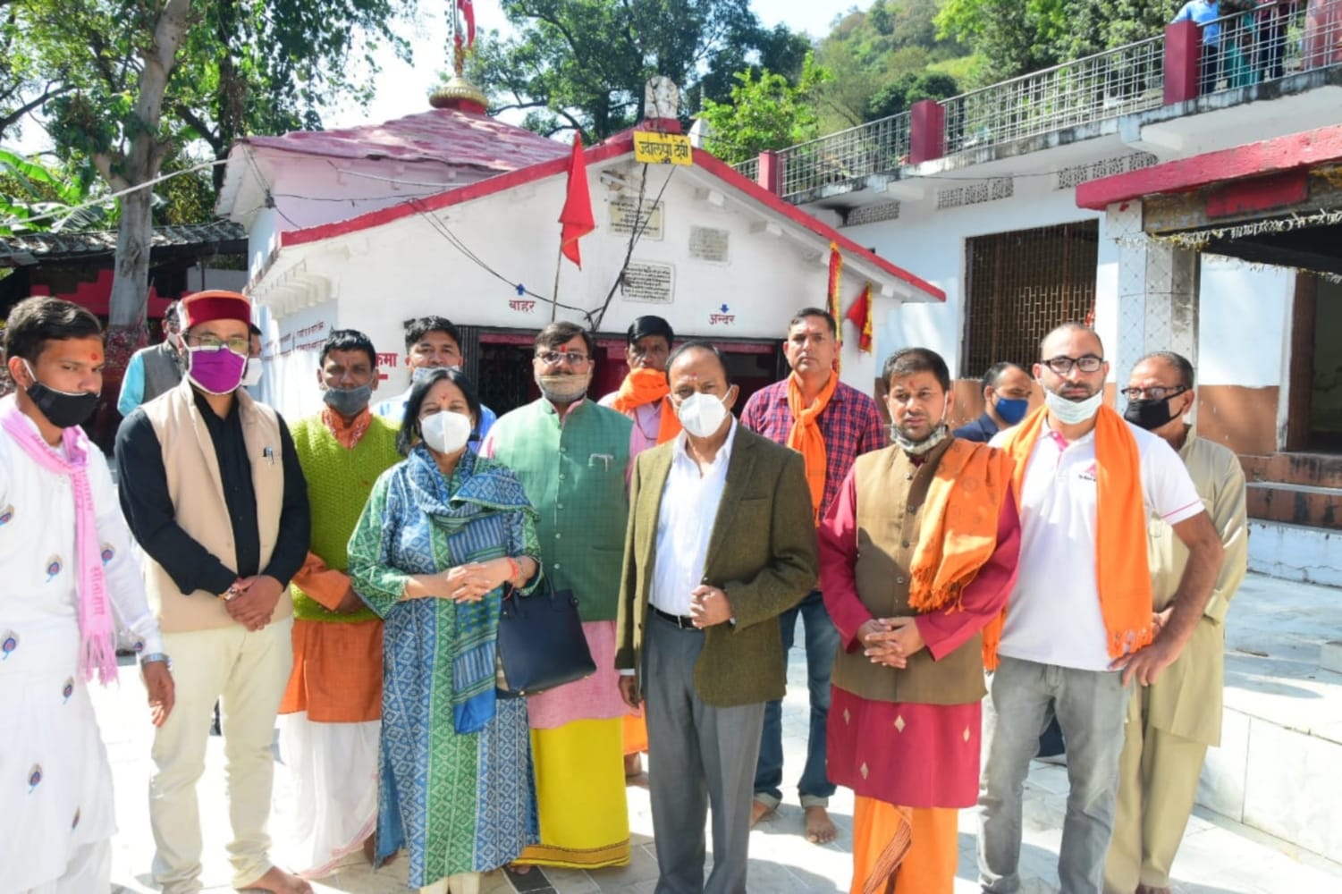 uttarakhand news: NSA ajeet dobhal visit uttarakhand with wife, photos