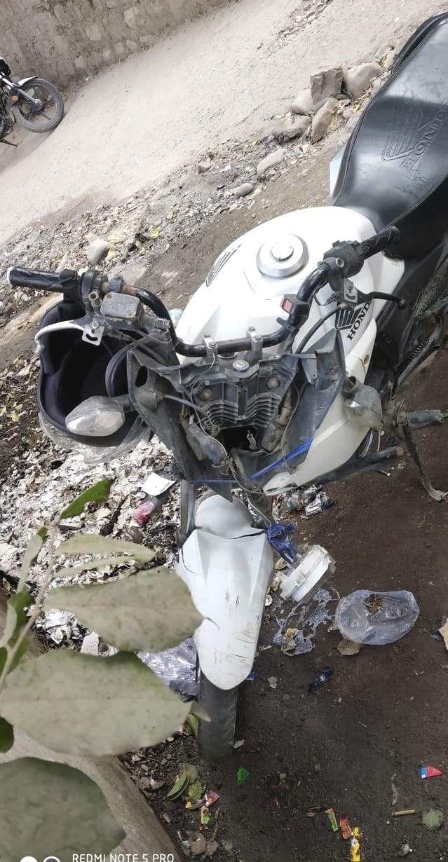 Bike rider dies in road accident, one injured
