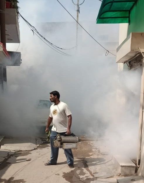 5 new dengue cases found, health department, foging in city