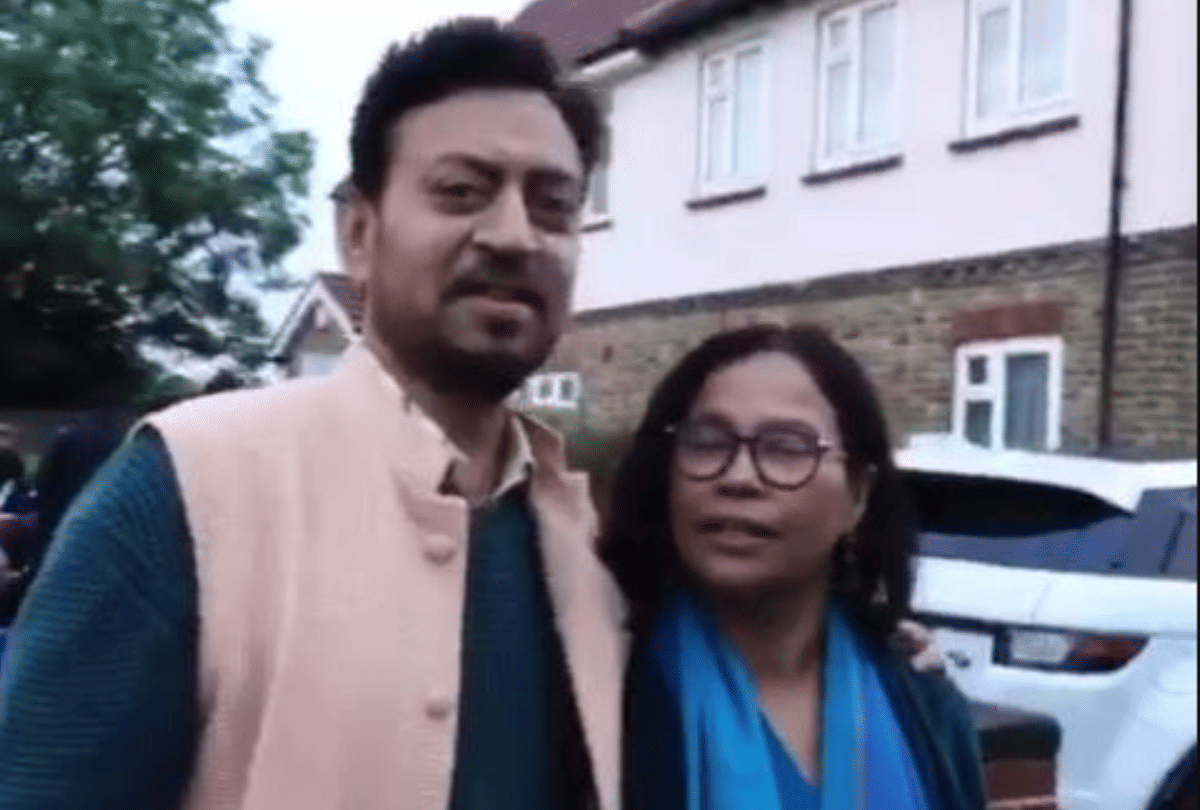 irrfan khan singing tera saaya saath hoga with wife sutapa sikdar son babil shares video