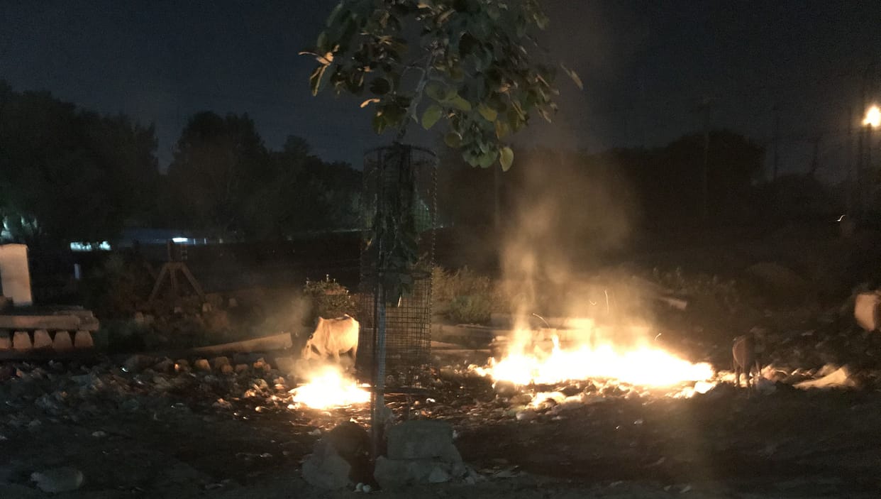 Air quality level crossed 400 for the first time in two years