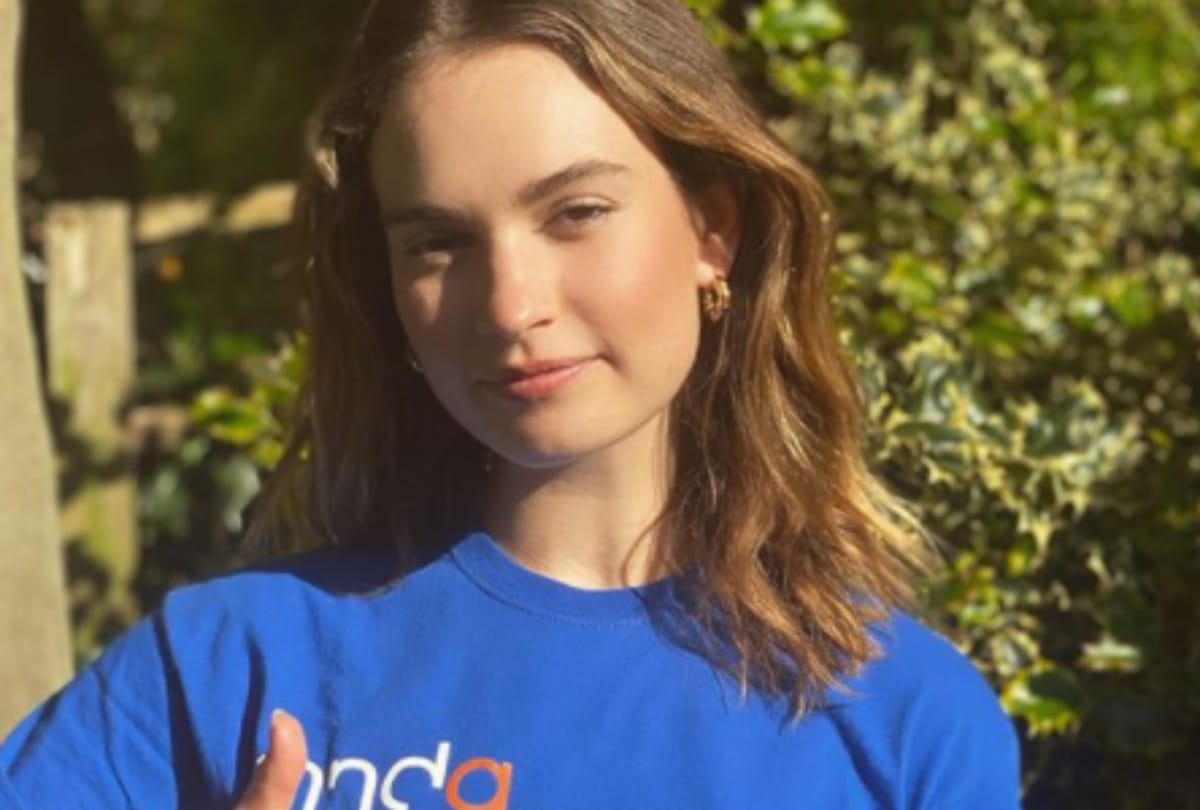 Lily James finally makes her first TV appearance following Dominic West controversy