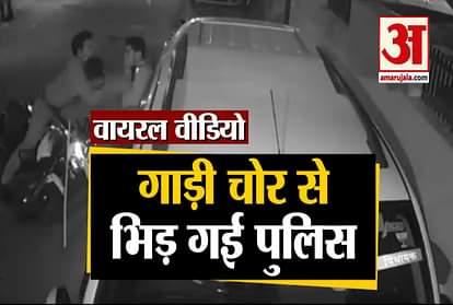 Viral Video of UP Police Constable Jump to Catch Bike Rider Thief in Lucknow