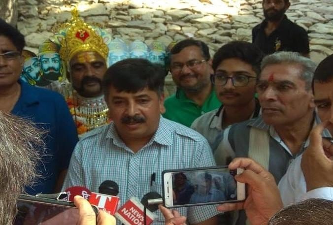 Ravan puja In Mathura At Dussehra