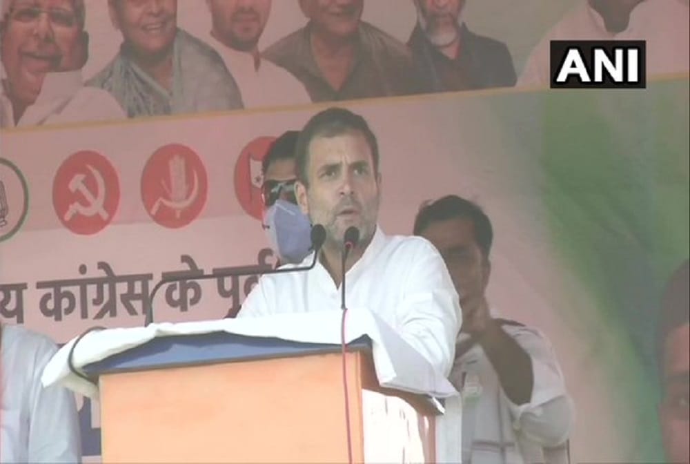 Bihar Election 2020 Rahul Gandhi comments on Pm modi over migrants Labors during Covid19 Pandemic