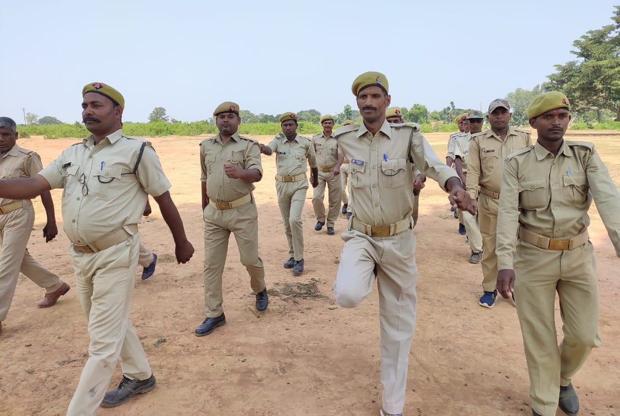 ?????? ?? ???PRD jawans learned to match the boot