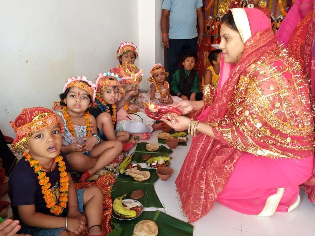 Goddess worshiped in the form of Goddess