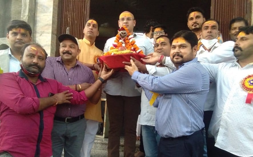 Shree Mahakali procession taken out with Jayakar