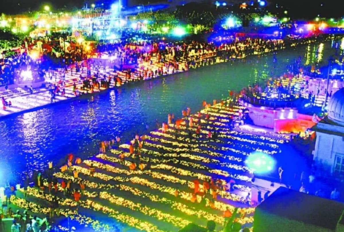 glimpse of ram mandir will be seen at ghats in deepotsav in ayodhya