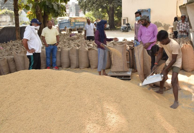 Paddy procurement in the district has crossed 40 lakh quintals