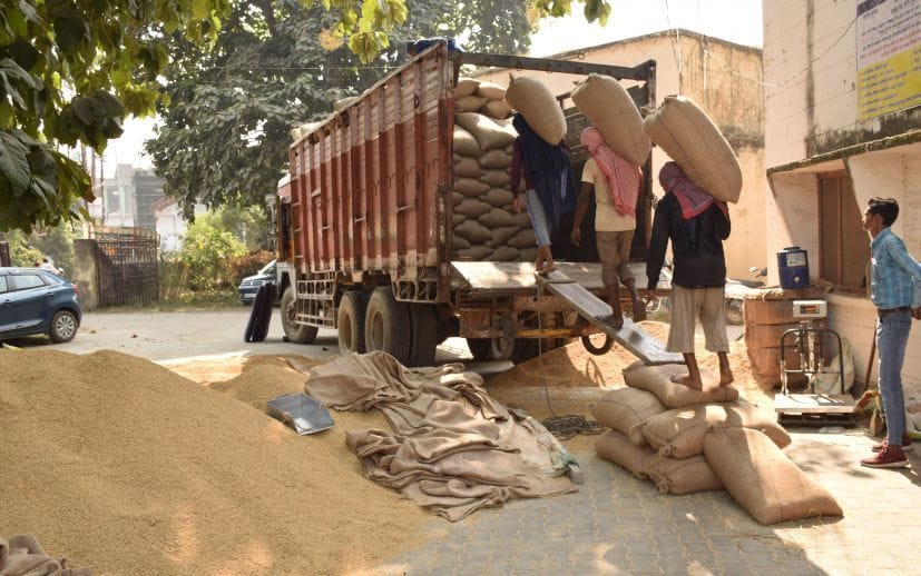 Farmers angry over not buying paddy, sitting on strike