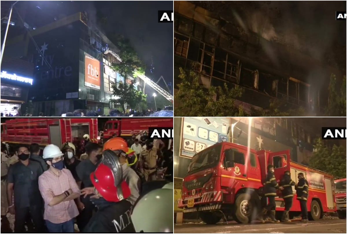 Mumbai City Centre Mall in Nagpada fire broke out on the night of 22nd October rescue operation continue