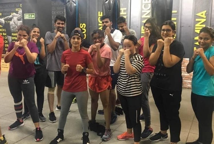 Riya from Ambala gives boxing training to the youth in Bengaluru