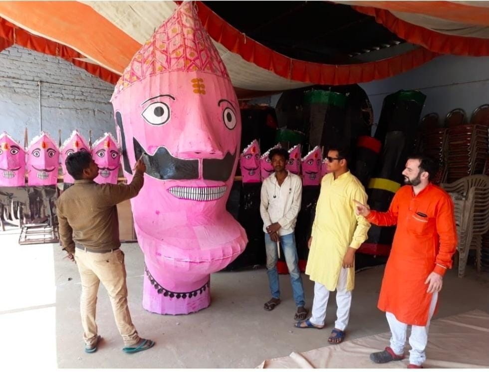 Vijay Dashami festival symbolizes the victory of good over evil