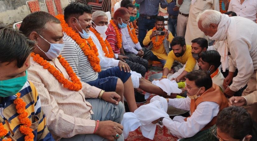 MLA Shukla toes the feet of environmental friends of the municipality