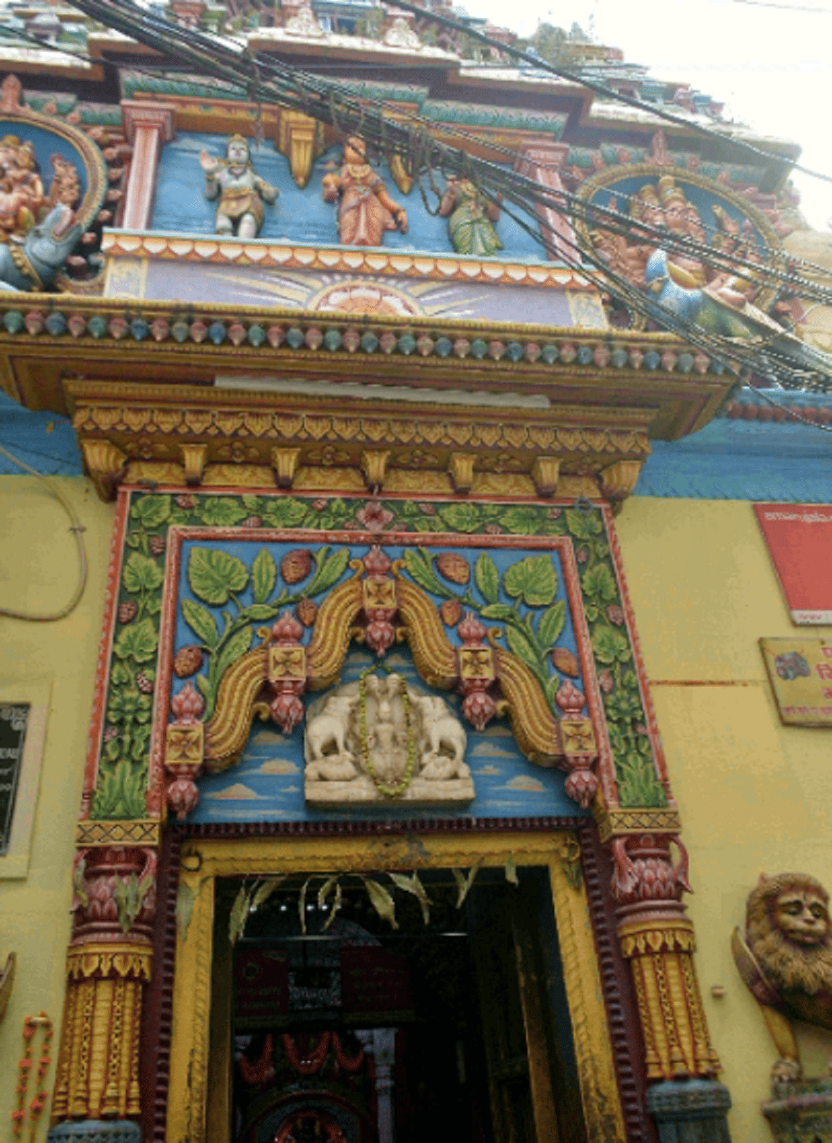 Baba Vishwanath rests intemple of Maa Vishalakshi description is also found in Dev Purana South Indian style temple