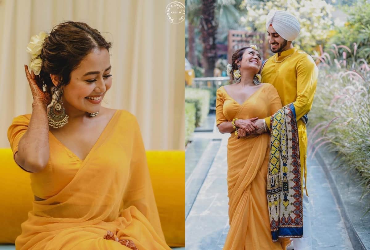 neha kakkar rohanpreet got married see unseen photos wedding and haldi mehandi roka ceremony