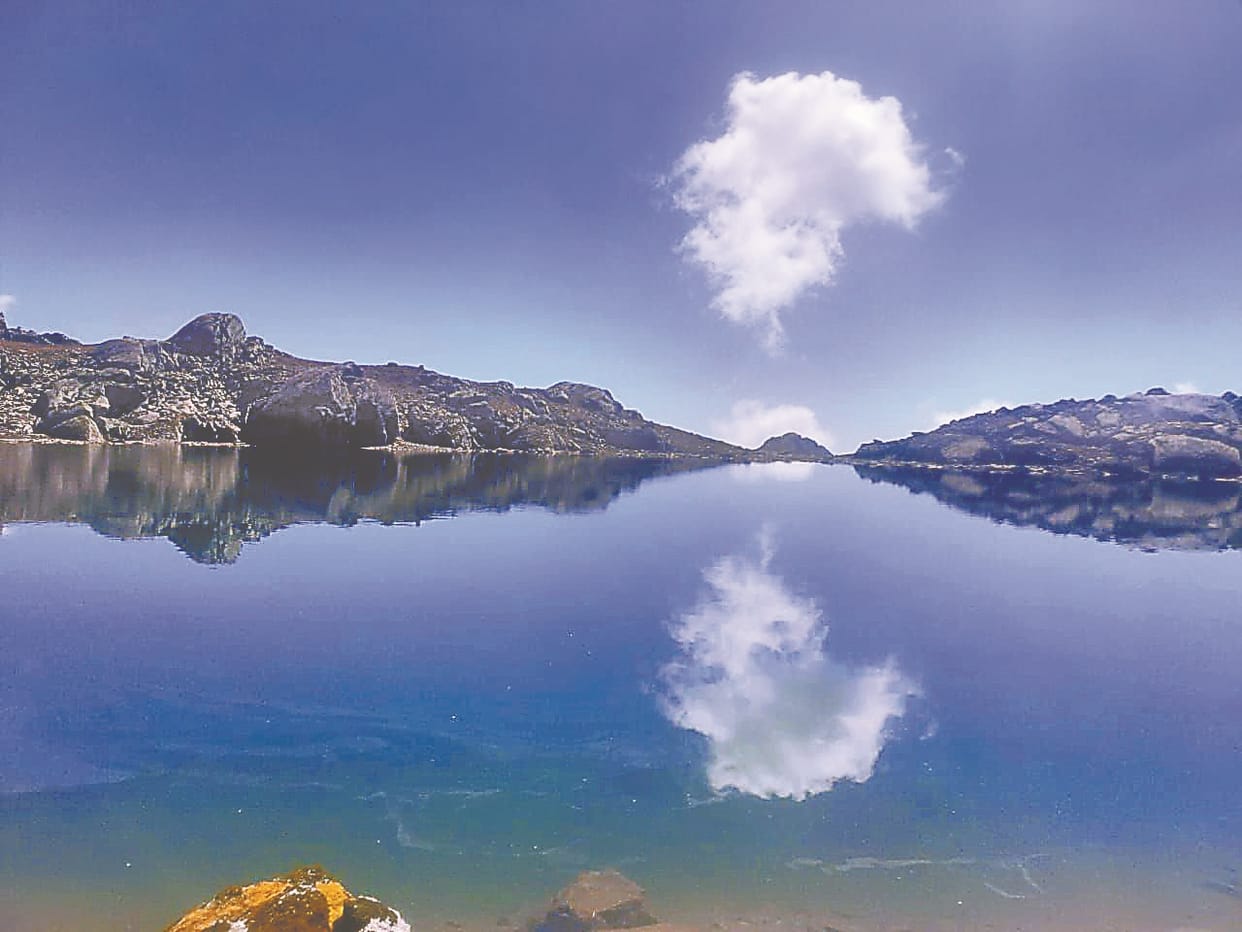 amar ujala exclusive : 16 km above Kedarnath new lake found