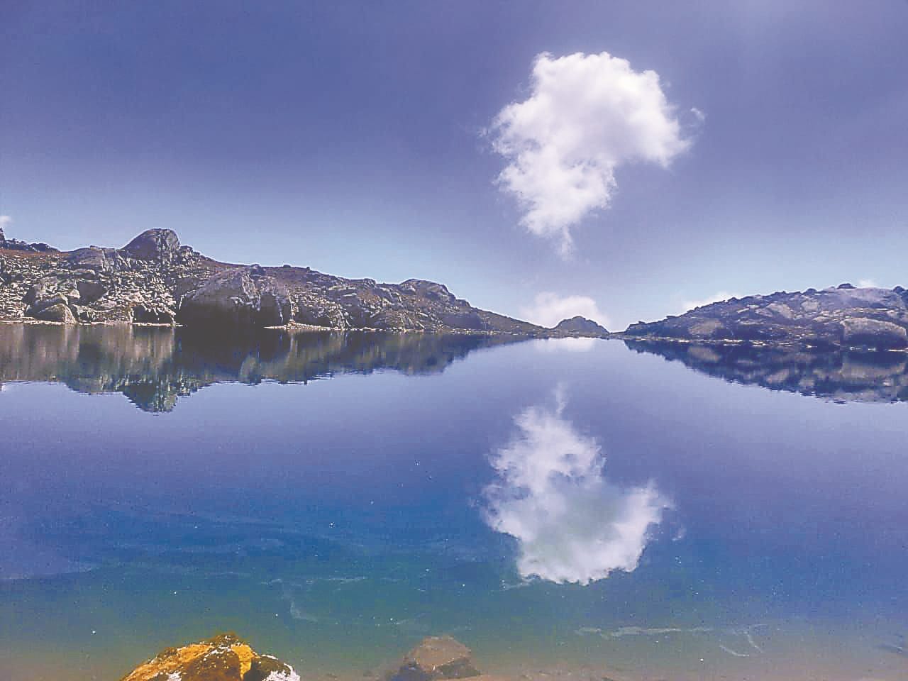 kedarnath: New Lake Pain Tall Beautiful Photos