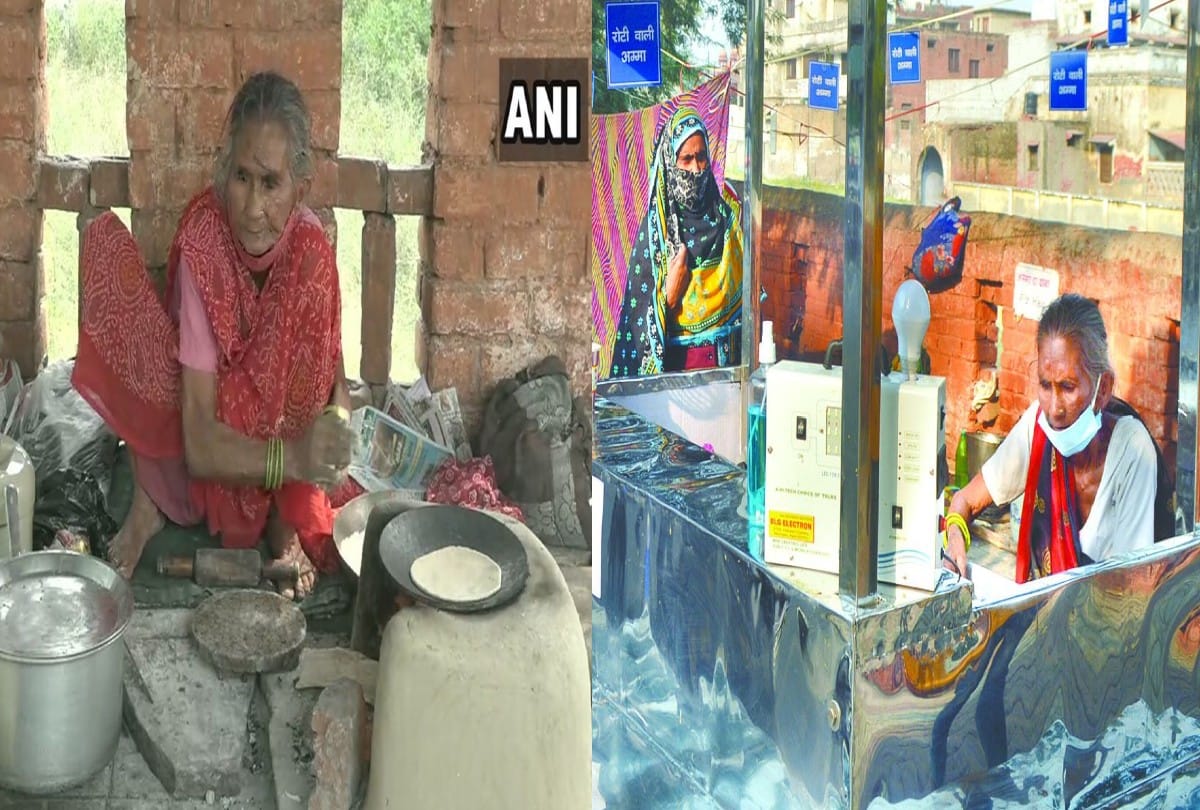 Agra Desi Food Stall Roti Wali Amma News: agra roti wali amma got new food stall in agra