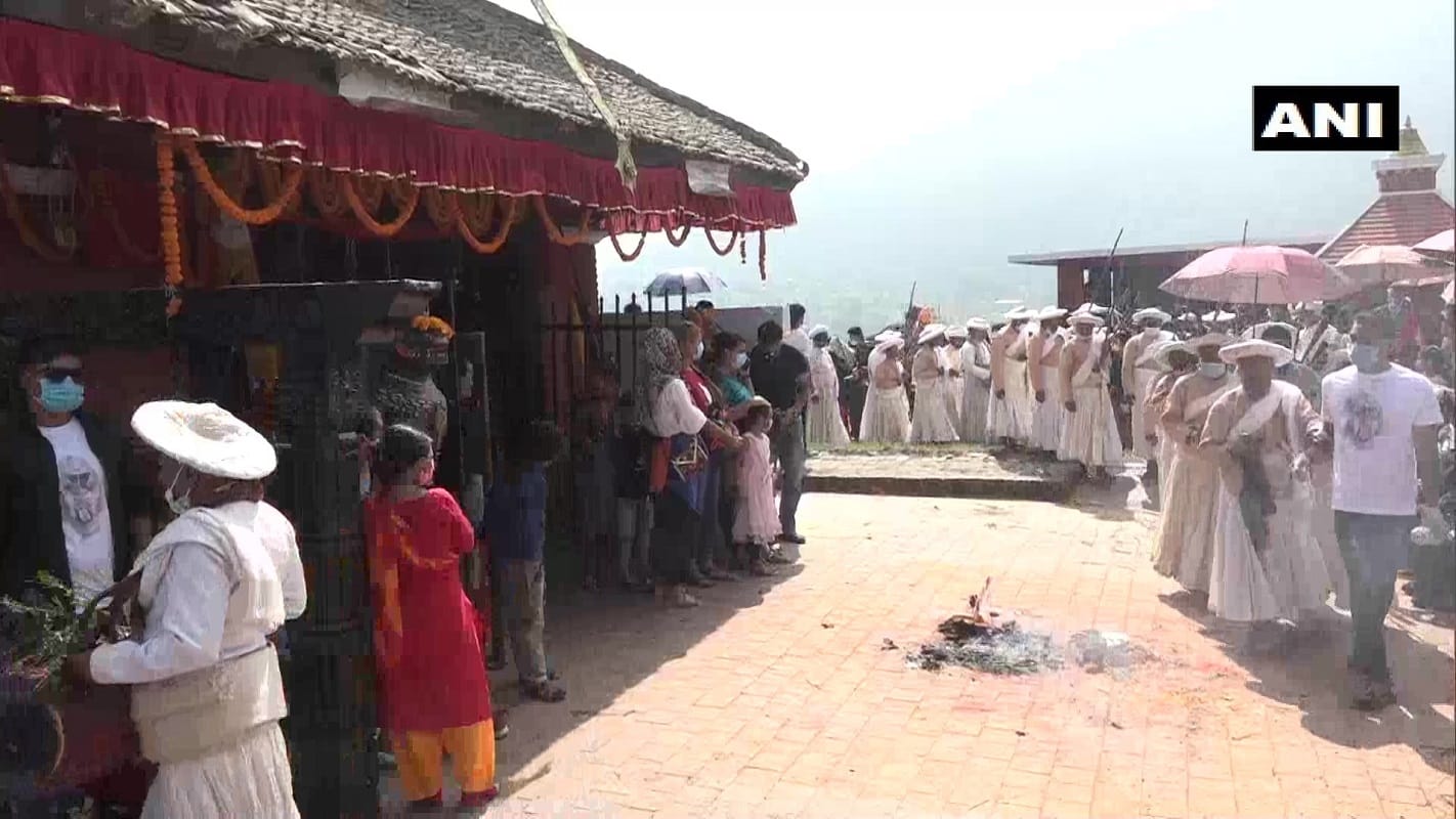 Nepal People celebrated Sikali Jatra in Khokana village of Lalitpur khokana festival sikali temple khokana