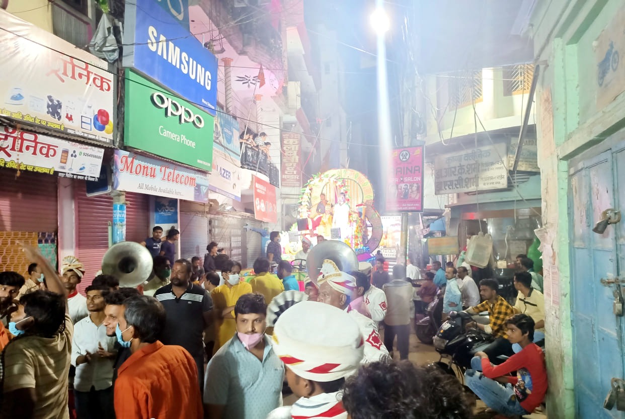 The tableaux of Ram Darbar made everyone's heart