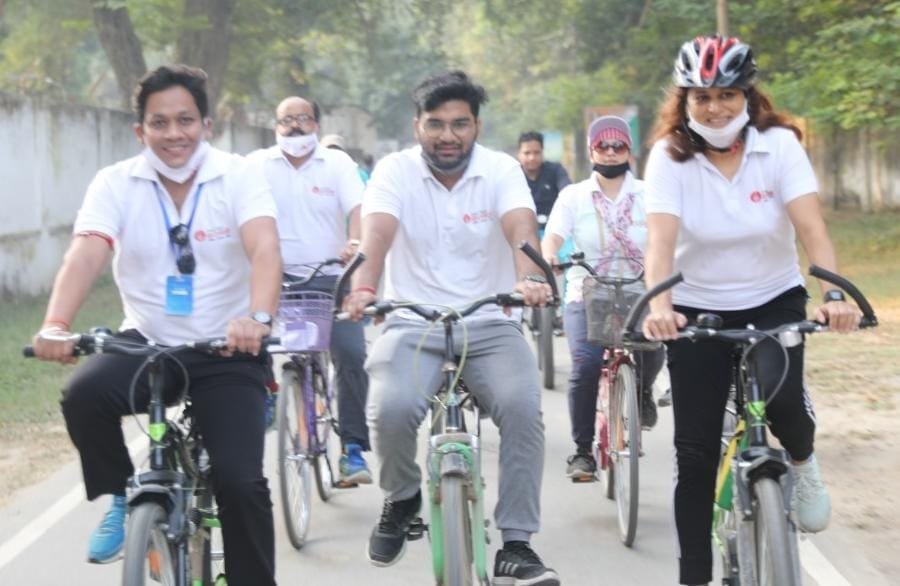 Cycling promoted under India Cycle for Change Challenge