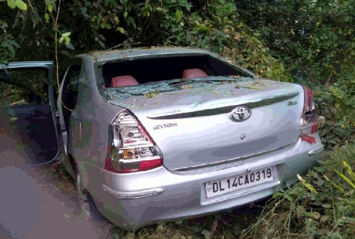 Five youths were hit by a car in badaun three died two injured