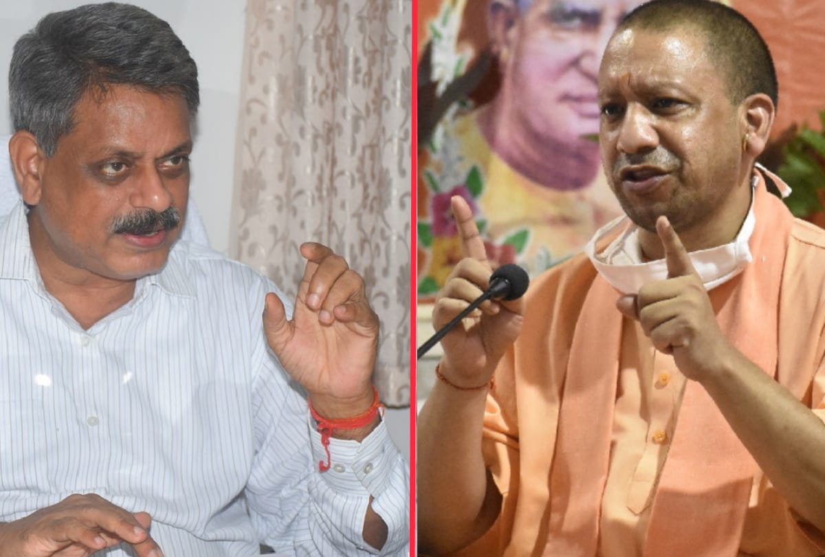 Gorakhpur University Vice Chancellor Prof. Rajesh Singh met CM Yogi Adityanath at Gorakhnath Temple