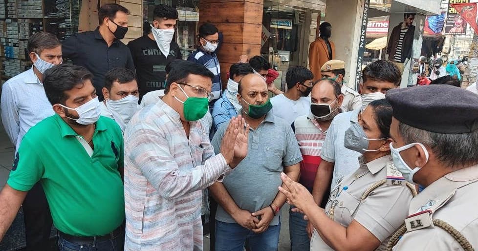 controversy between police and businessman