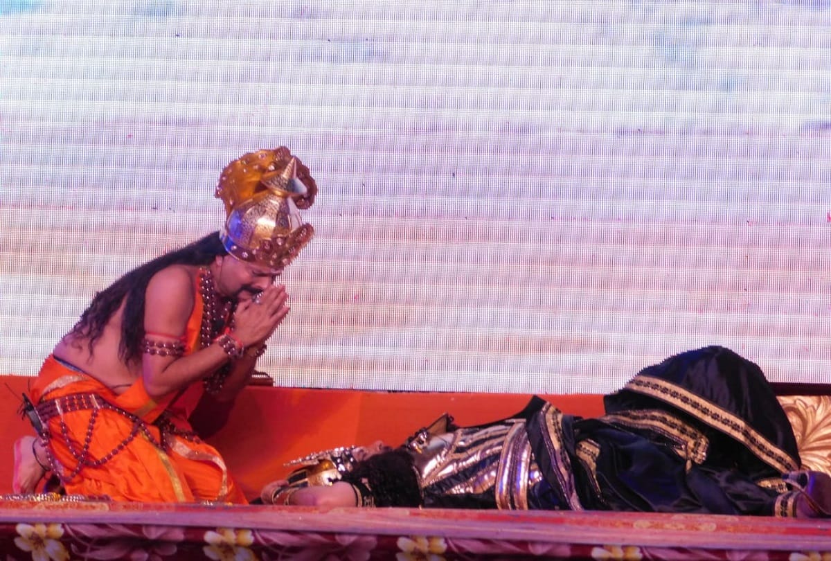 Ram killed Ravana filmi Ramlila ended in ayodhya